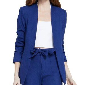 Brand New Alice Olivia  Jerri Collarless Cashmere-blend Blazer